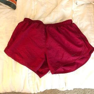 pink nike running shorts!
